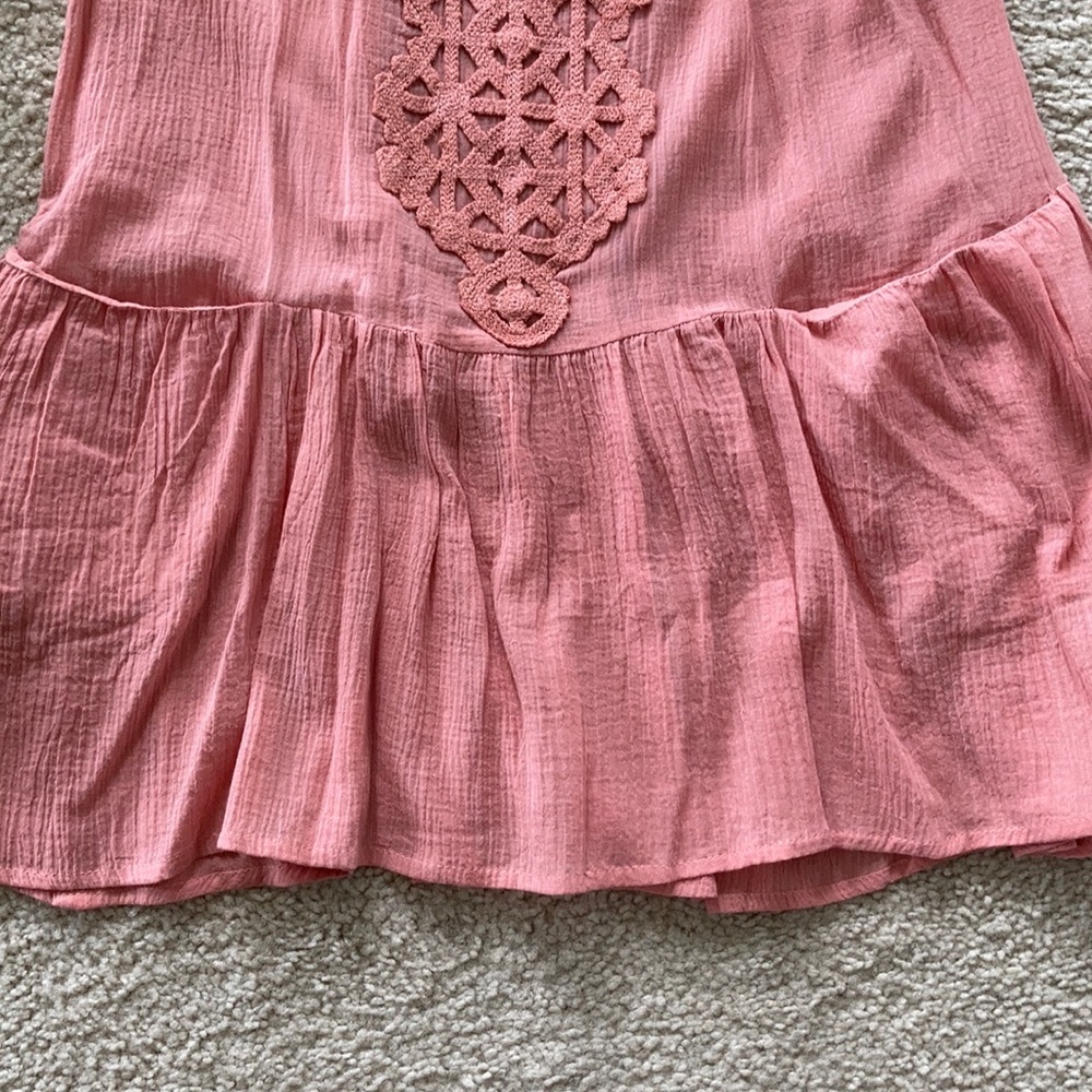 Peach/Blush Color Sleeveless Tunic - Picture 5 of 8
